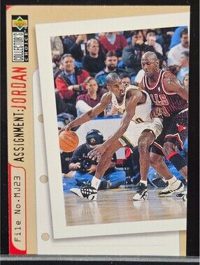 1996 Upper Deck Collector's Choice Michael Jordan File MJ.23